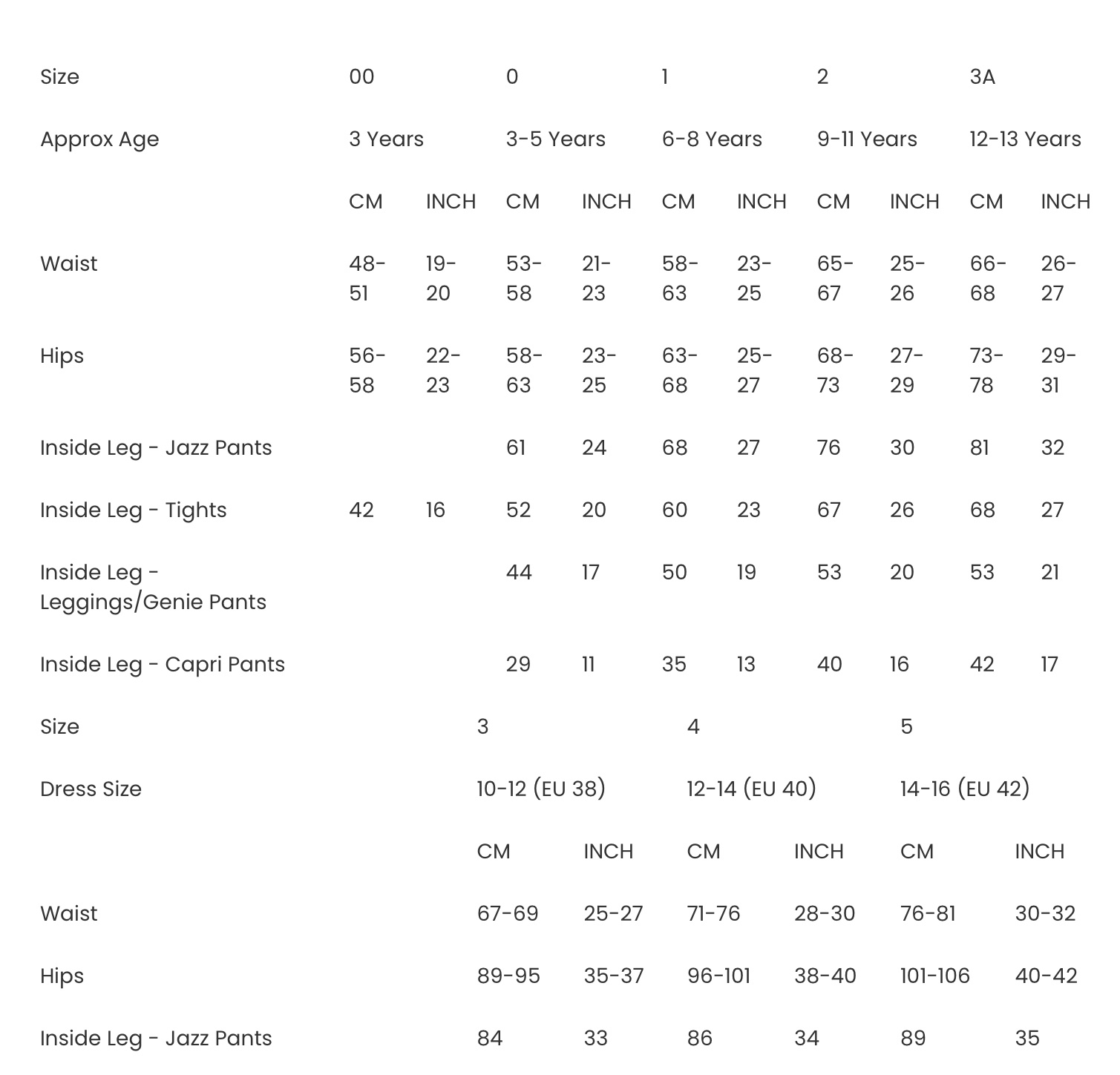 Tap: Jazz pants - Grade 3+ - Image 2